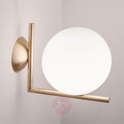 Ic C W1 Wall Lamp By Flos Brushed Brass 3510301 312